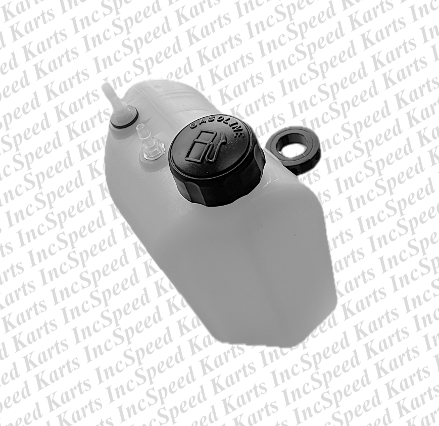 SPEED KARTS 3.0 Quart Upright Fuel Tank Assembly w/ Mounting Hardware