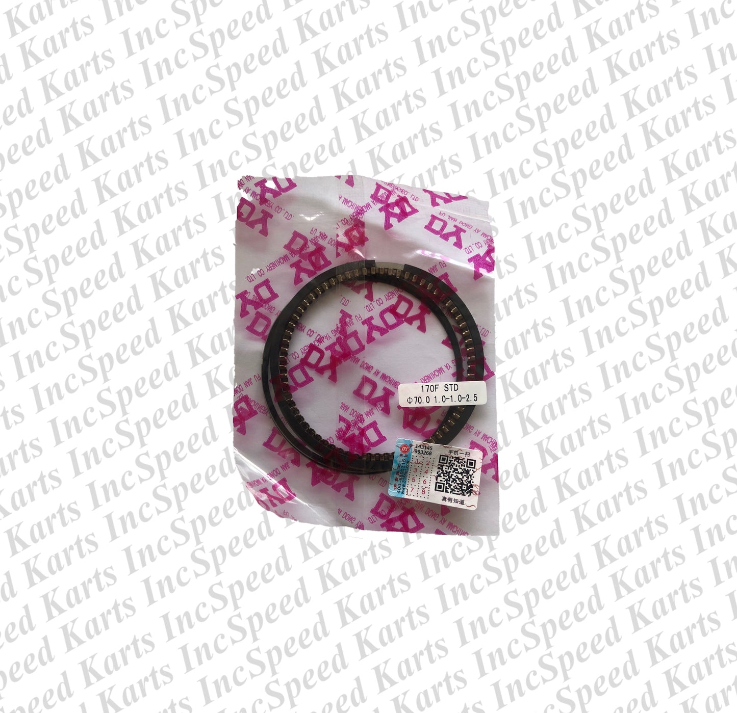 212cc Predator (Hemi) Piston Ring Set - Standard