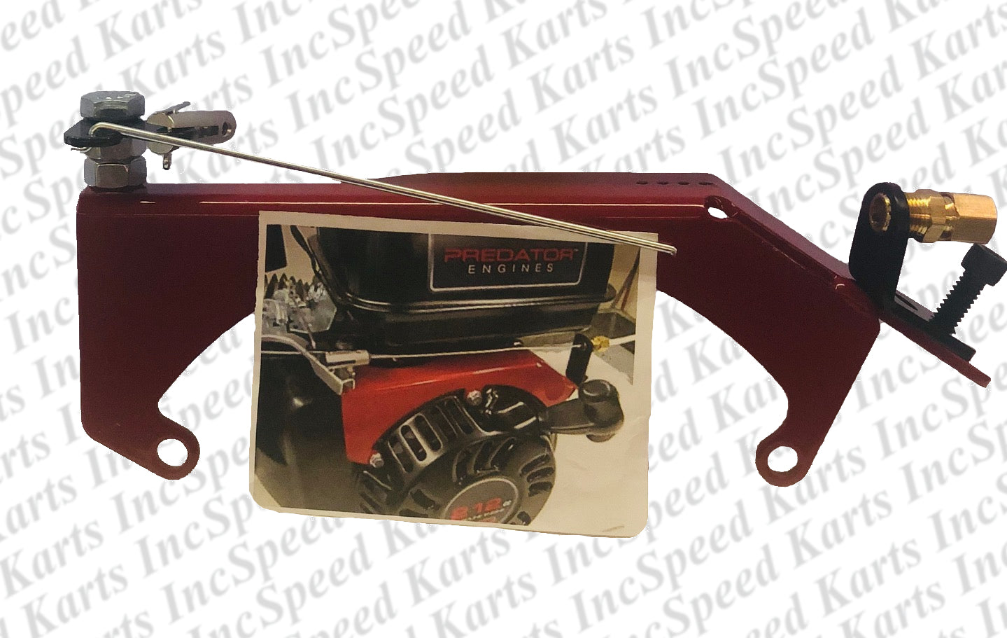 Predator Side Mounting Throttle Linkage Kit - RED