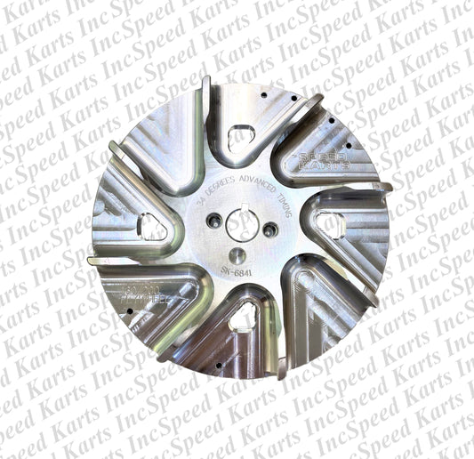 SPEED KARTS Billet Aluminum Flywheel RACESENG design GX200 w/ 34 degrees timing