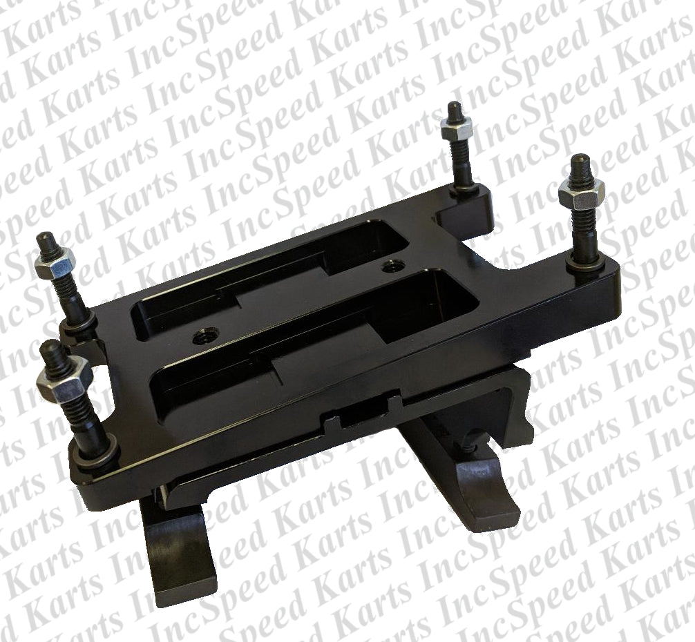Motor Mount - 7/15 degree flip style, International Rail with bolt kit and studs included