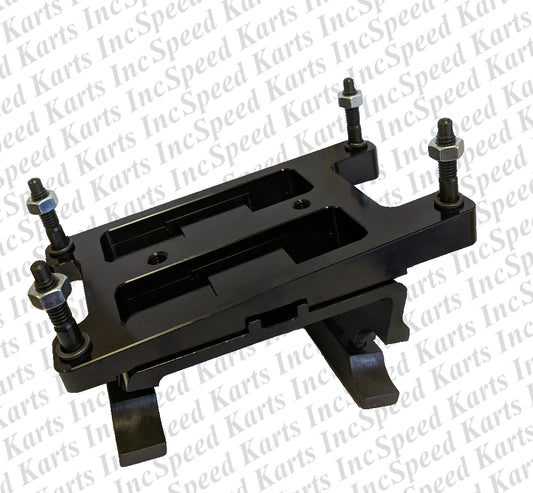Motor Mount - 7/15 degree flip style, International Rail with bolt kit and studs included
