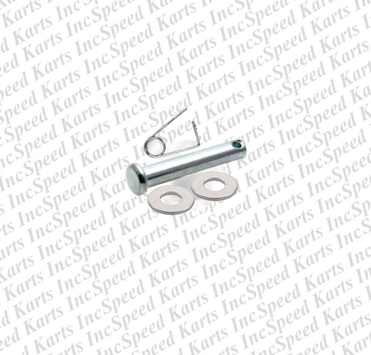 Pedal Clevis Pin Assembly (includes Pin, 2 Washers and 1 Small Safety Clip)