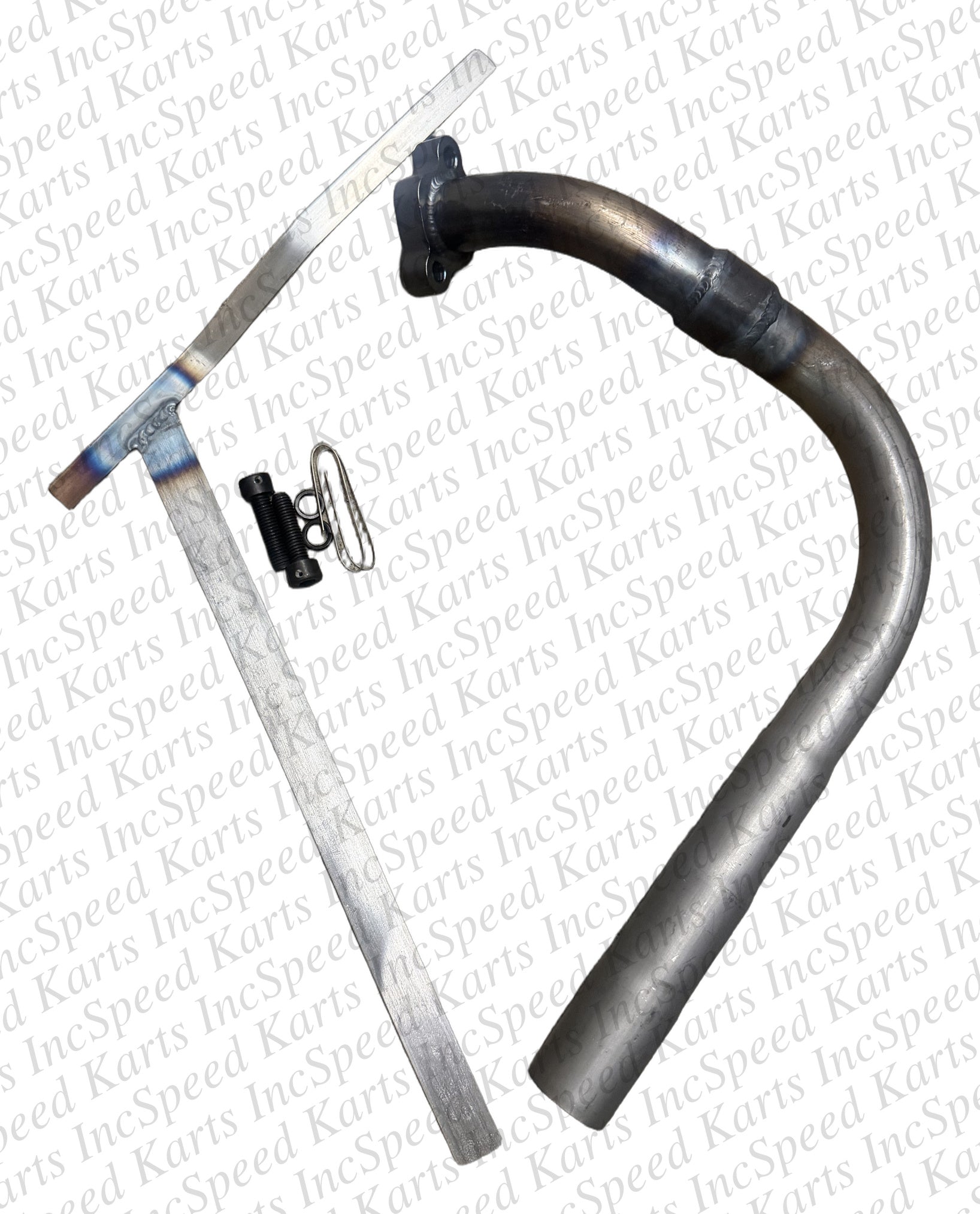 Speed Karts 0.900 to 0.930 2-stage pipe with brace and bolt kit