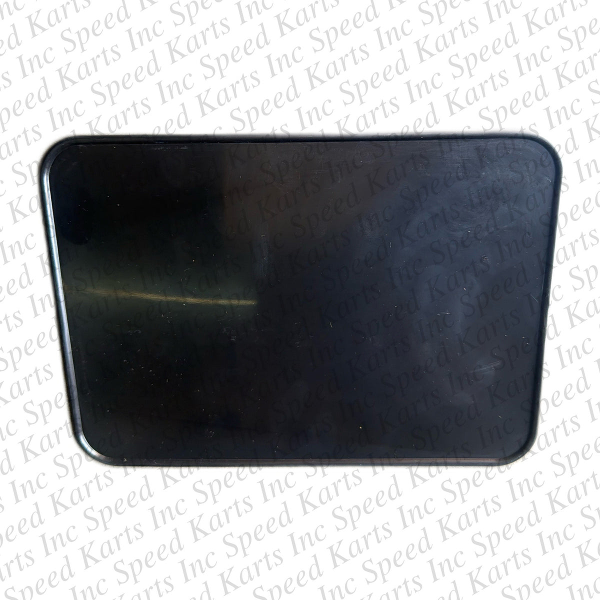 Rear number plate black