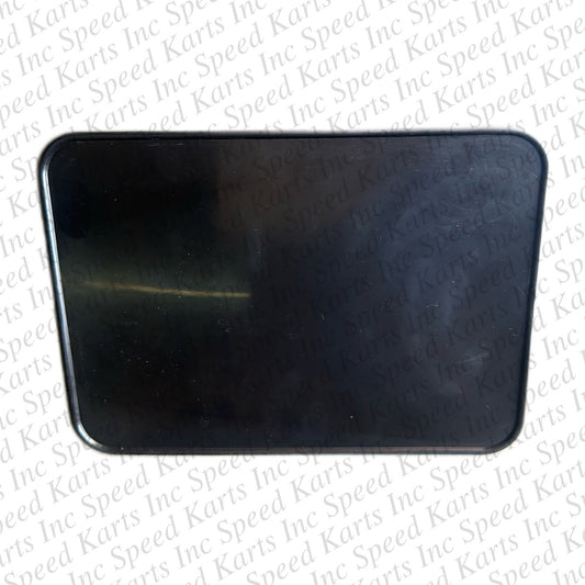 Rear number plate black